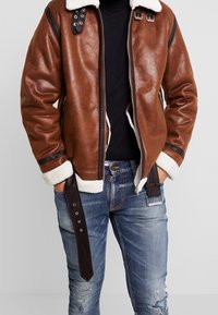 Jack & Jones Giacca in similpelle - brown