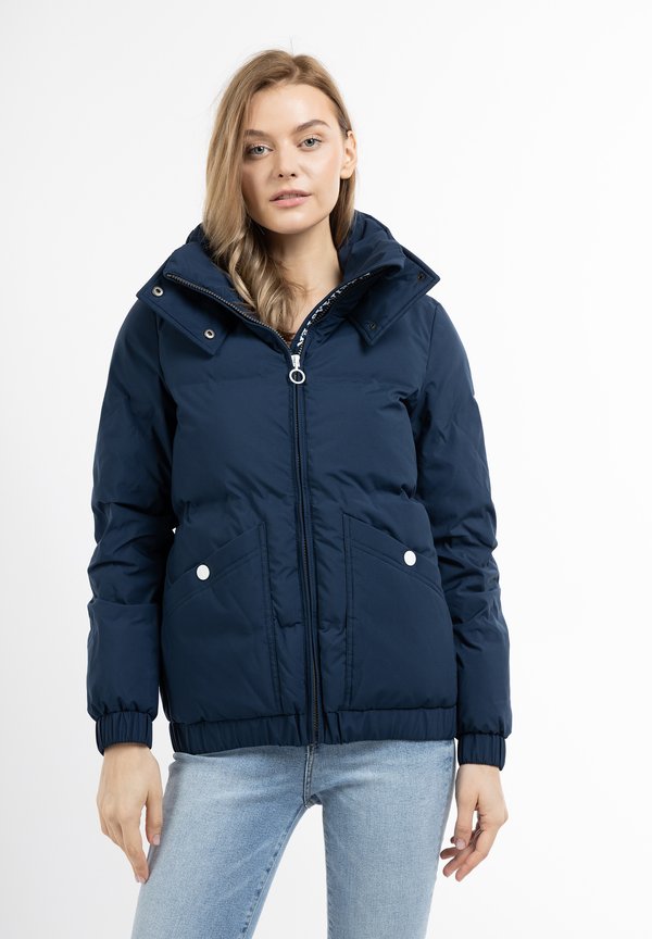 WITH PADDING - Winterjacke - dunkelmarine