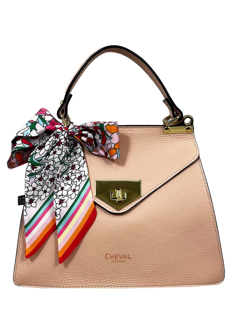 Cheval Firenze Borsa A Spalla Iris, Vera Pelle Made In Italy (Beige