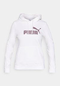 LOGO HOODIE - Hanorac - white/raisin
