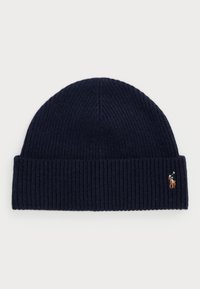 SIGNATURE PONY WOOL BLEND BEANIE UNISEX - Berretto - hunter navy