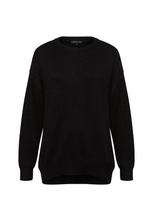 Strickpullover - schwarz silber