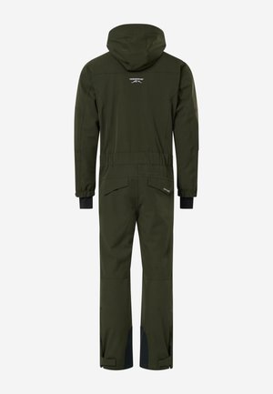Swedemount, ST. ANTON  - Skioverall / Skidragter - dk olive green burned orange