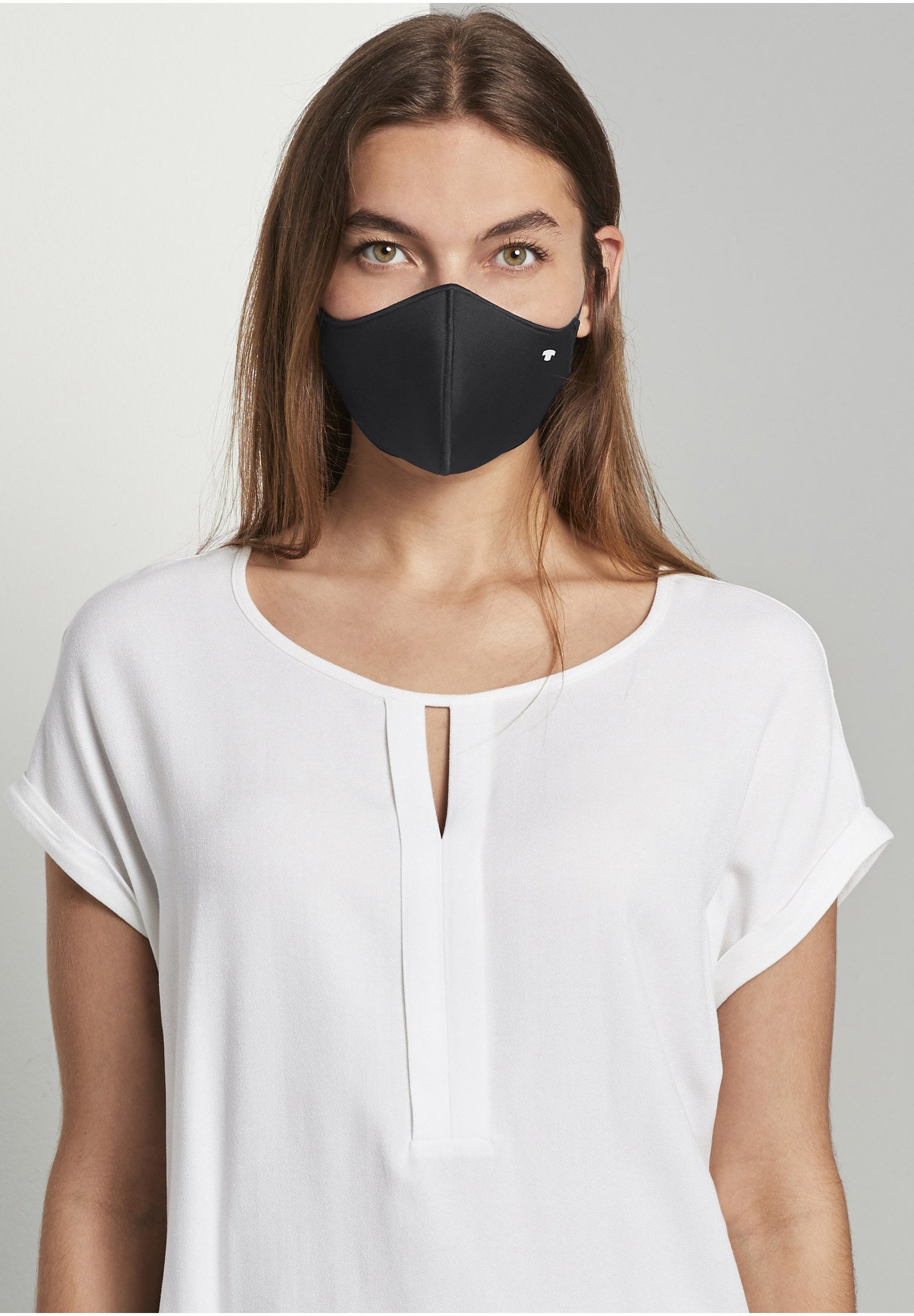 TOM TAILOR Stoffen mondkapje - black/zwart - Zalando.be