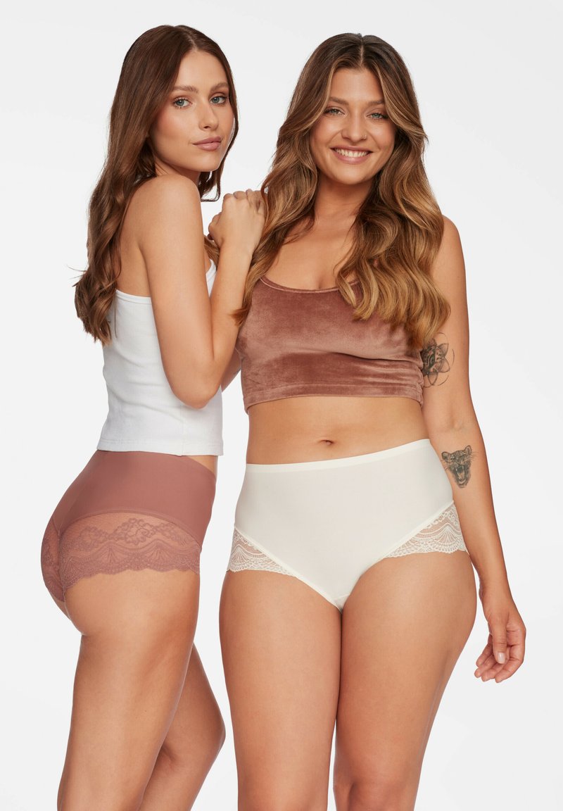 ESOTIQ 2 PACK OF PANSY Panties off white/pink/offwhite Zalando.de