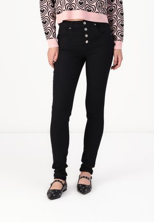 ONLY ONLRAIN BUTTON PUSH UP - Jeans Skinny Fit - black