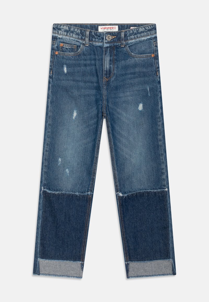 VINGINO Relaxed fit jeans blauw denim/bluedenim