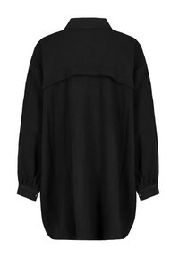 Sublevel LEGERE LOOK MIT KNOPFLEISTE - Button-down blouse - schwarz