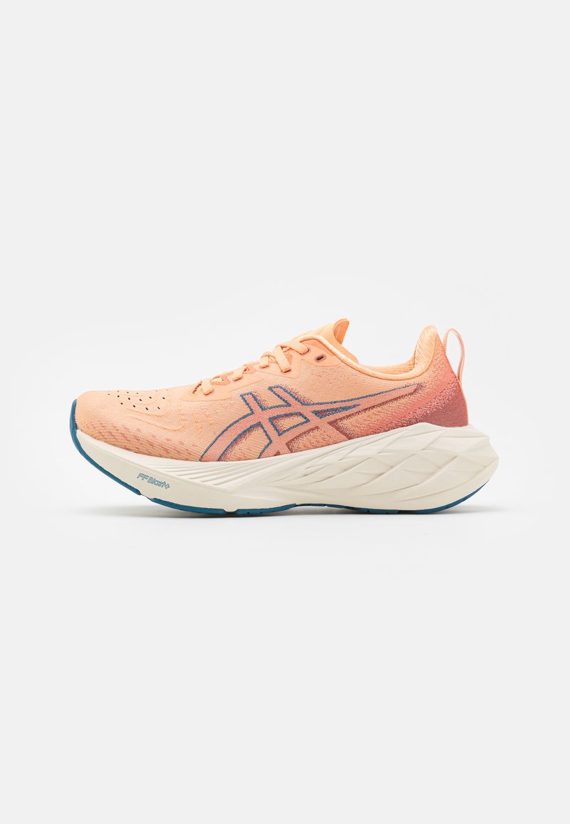 ASICS NOVABLAST 4 - Sapatos para corrida em estrada - faded orange/deep red