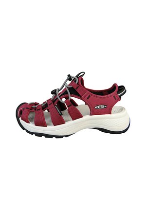 ASTORIA WEST - Walking sandals - beaujolais star white