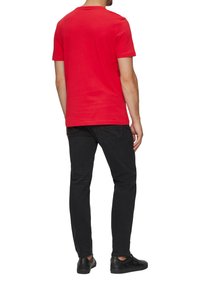 s.Oliver MIT FRONTPRINT - Triko s potiskem - himbeere