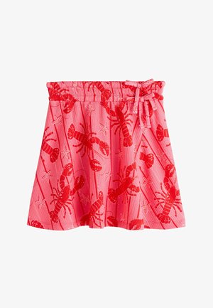 Next, REGULAR FIT - TIE DETAIL SKIRT . - A-snit nederdel - pink red lobster