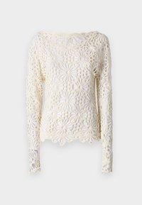 Pikkade varrukatega topp - cream