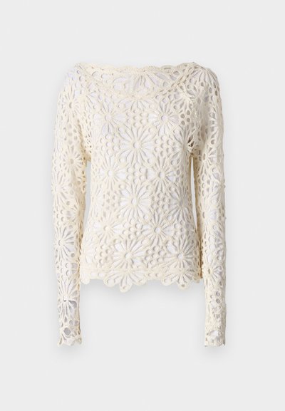 Norma Kamali Maglietta a manica lunga - cream