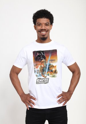 STAR WARS EPISODE5POSTER - Print T-shirt - white