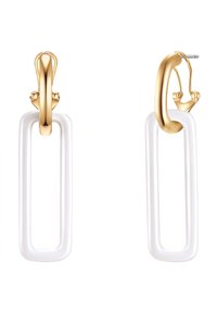 Earrings - weiß- und gelbgoldfarben