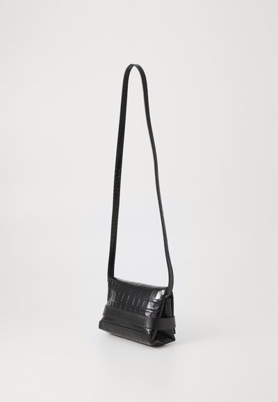 Victoria Beckham MINI BBUCKLE POUCH - Cross body bag - black