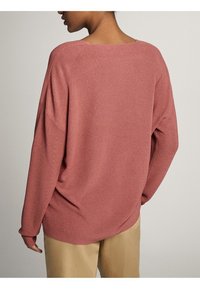 Massimo Dutti Strickpullover - neon pink