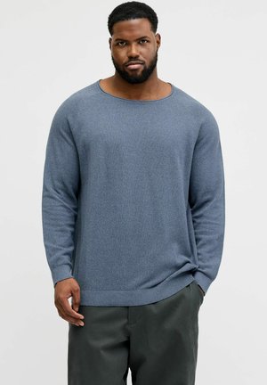 JJEHILL CREW NECK  - Strickpullover - blue mirage
