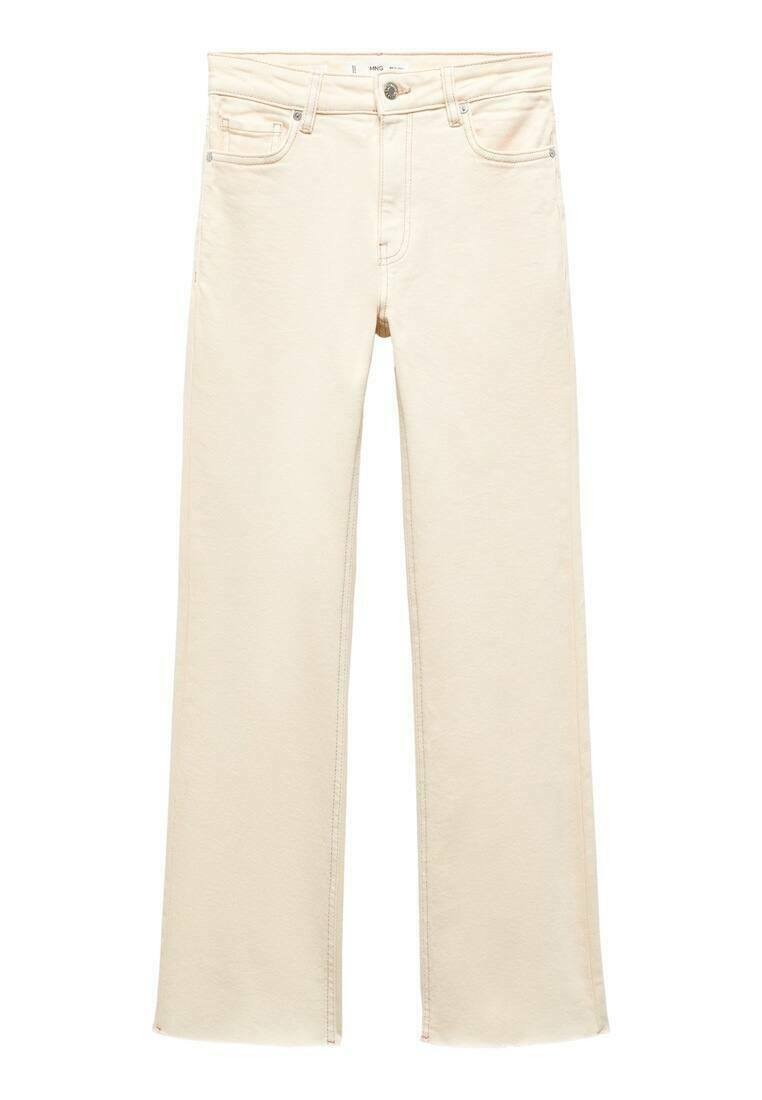 Mango Straight leg jeans crème Mango Straight leg jeans crème