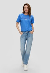 s.Oliver T-shirt print - royalblau
