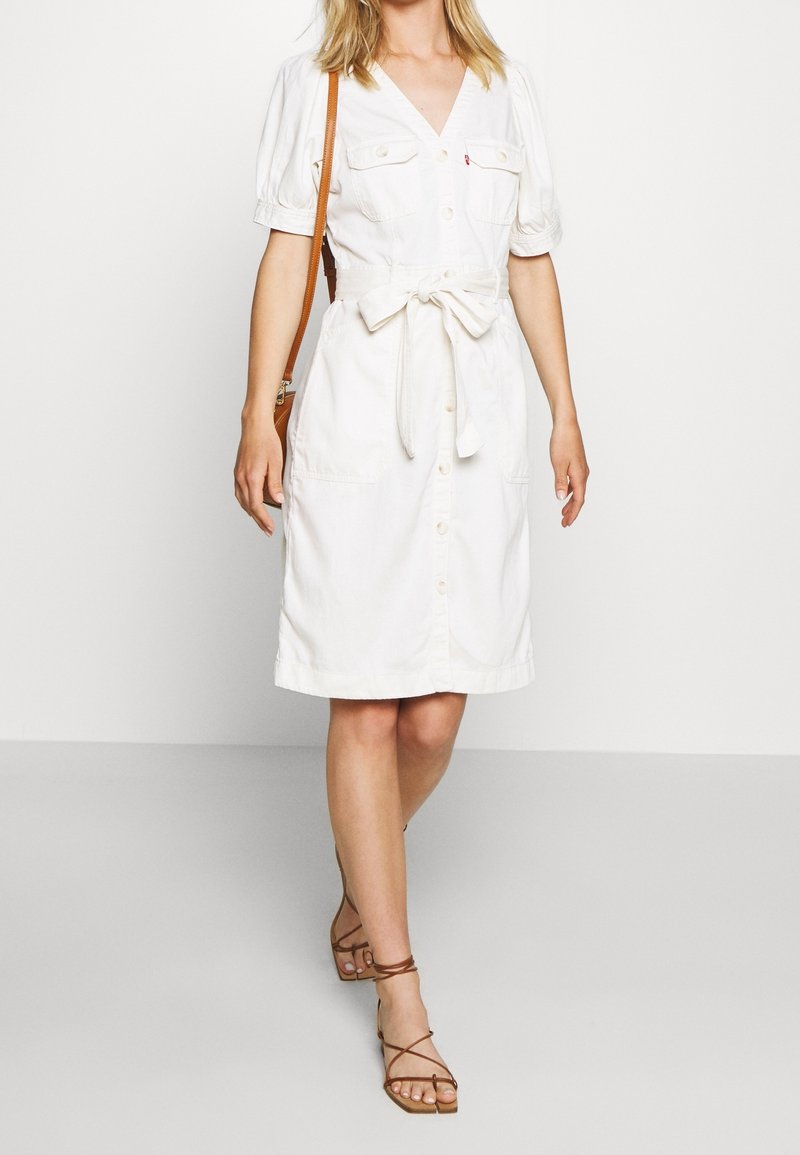levi's white denim dress Zeda Denim Dress - White