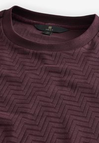 Next TEXTURE REGULAR FIT - Camiseta estampada - burgundy red