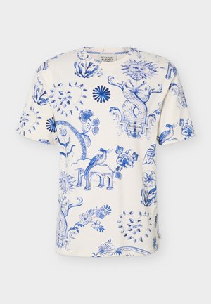 Scotch & Soda, RELAXED FIT - Trükipildiga T-särk - blue