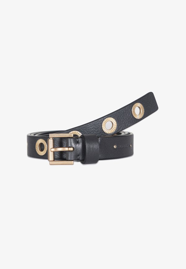 TEXTURED EYELET - Belt - oxford