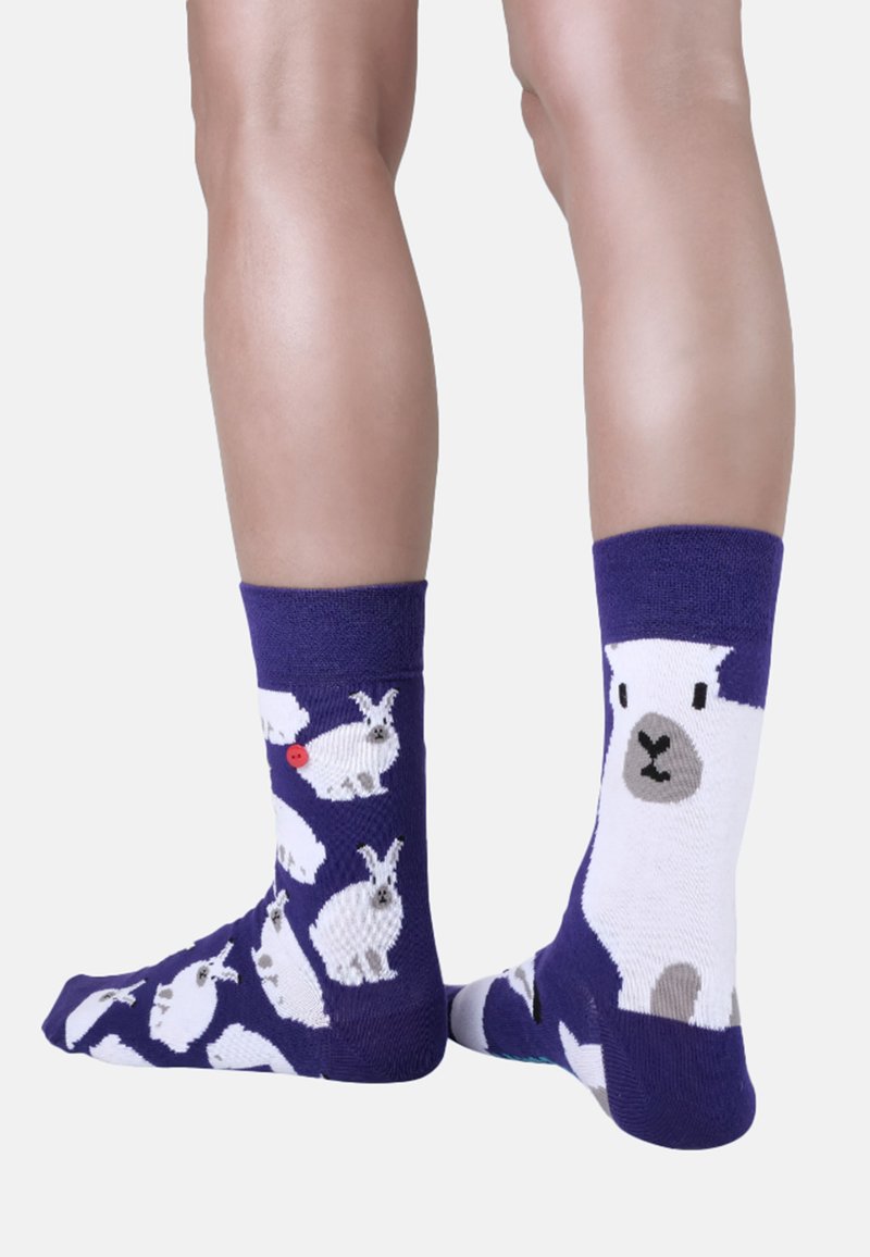 Unabux 3-PACK GRUMBLE IN THE JUNGLE - Calcetines - lila