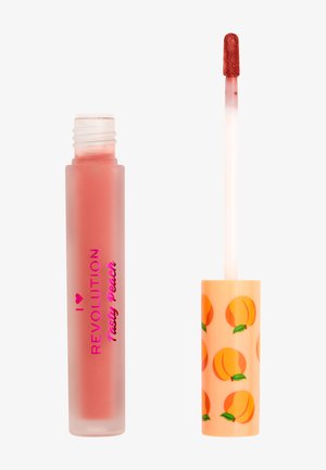 I HEART REVOLUTION TASTY PEACH SOFT PEACH LIQUID LIPSTICK - Lip stain - fleur