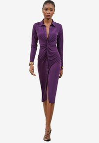KNOT - Skjortklänning - purple