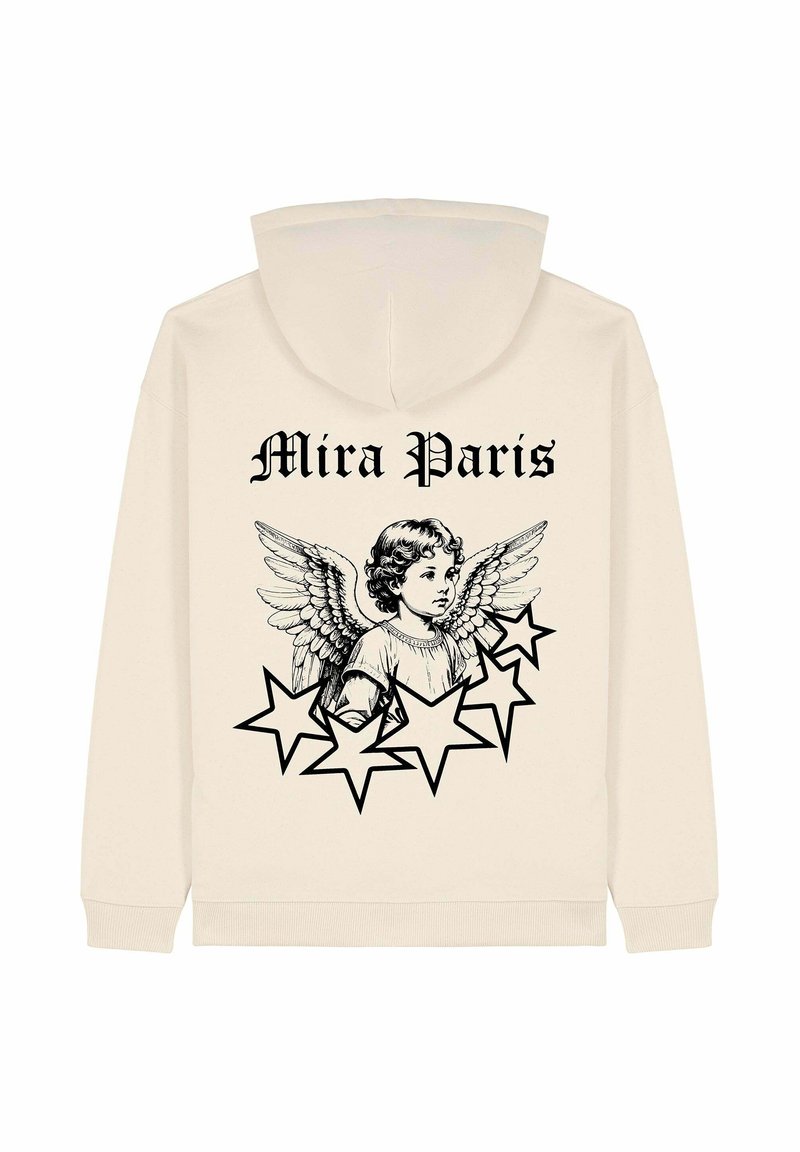 Mira Paris ANGELS BACK PRINT OVERSIZED Hoodie off white/off