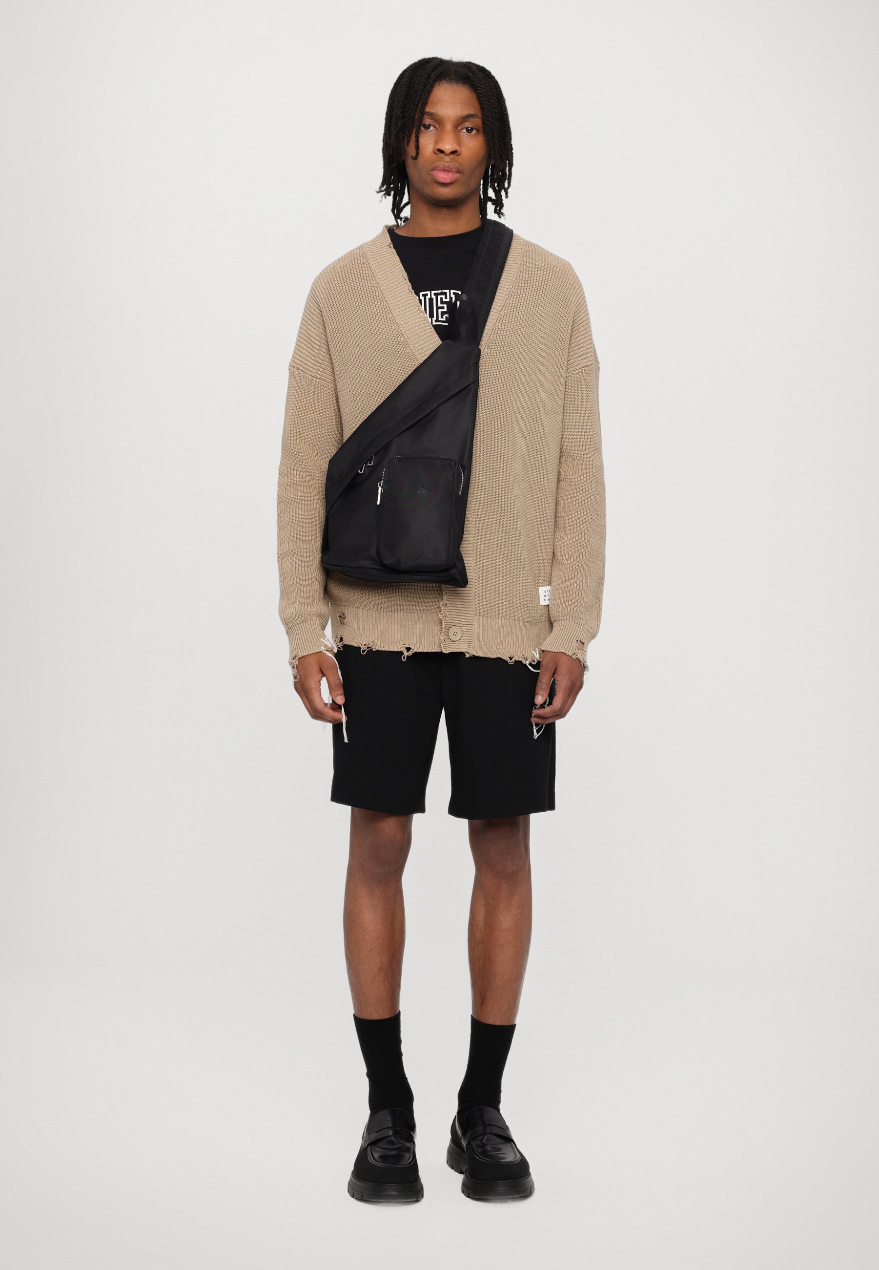バッグ MM6 MAISON MARGIELA JAPANESE SLING BAG MM6 Maison Margiela UNISEX - Torba na ramię/czarny - Zalando.pl