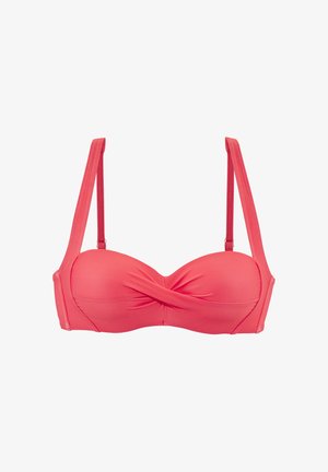 LASCANA, LASCANA BANDEAU-BIKINI-TOP - Bikini-Top - koralle