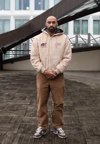 Obey Clothing DUKE HOODED JACKET UNISEX - Ziemas jaka - irish cream