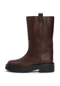 MID TUBULAR - Cizme cowboy/biker - dark mocha