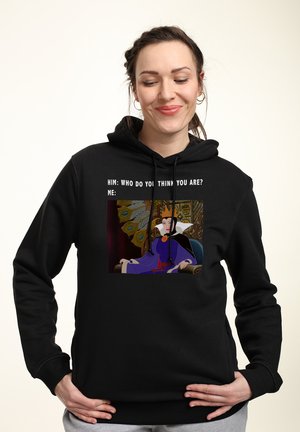 SLEEPING BEAUTY EVIL QUEEN MEME - Jersey con capucha - black
