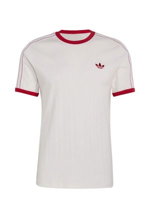 adidas Originals, ADIDAS ORIGINALS DROP NEEDLE 3-STRIPES TEE - Camiseta estampada - cloud white