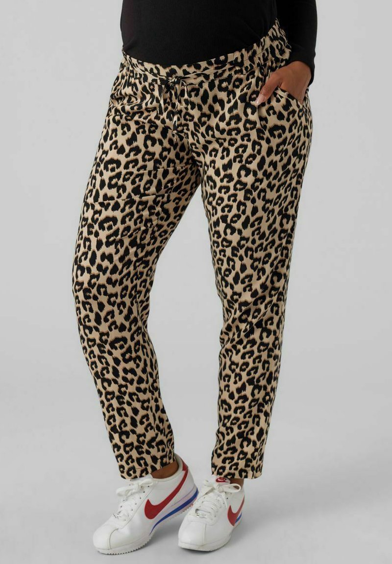 Vero Moda UMSTANDS Broek irish cream/lichtgroen Zalando.be