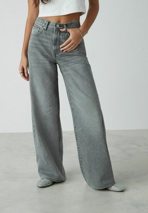 RIGID WIDE - Wide Leg - grey