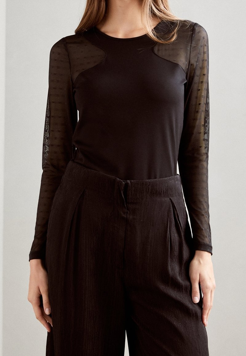 Morgan Langarmshirt - black