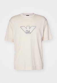 T-shirts med print - ecru