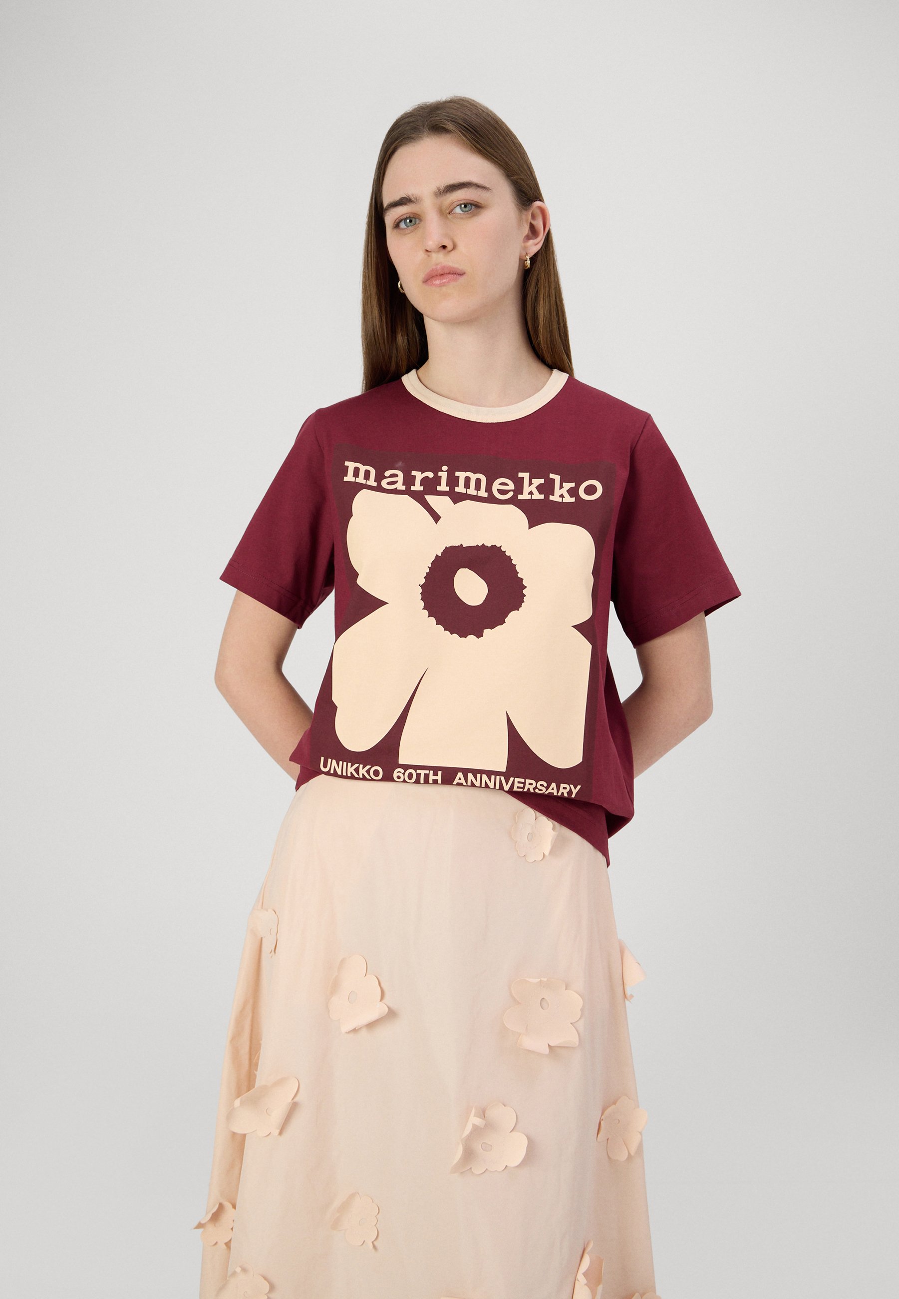 【marimekko】Kumarrus Unikko スカート/ Light pink Kumarrus Unikko Skirt | Marimekko