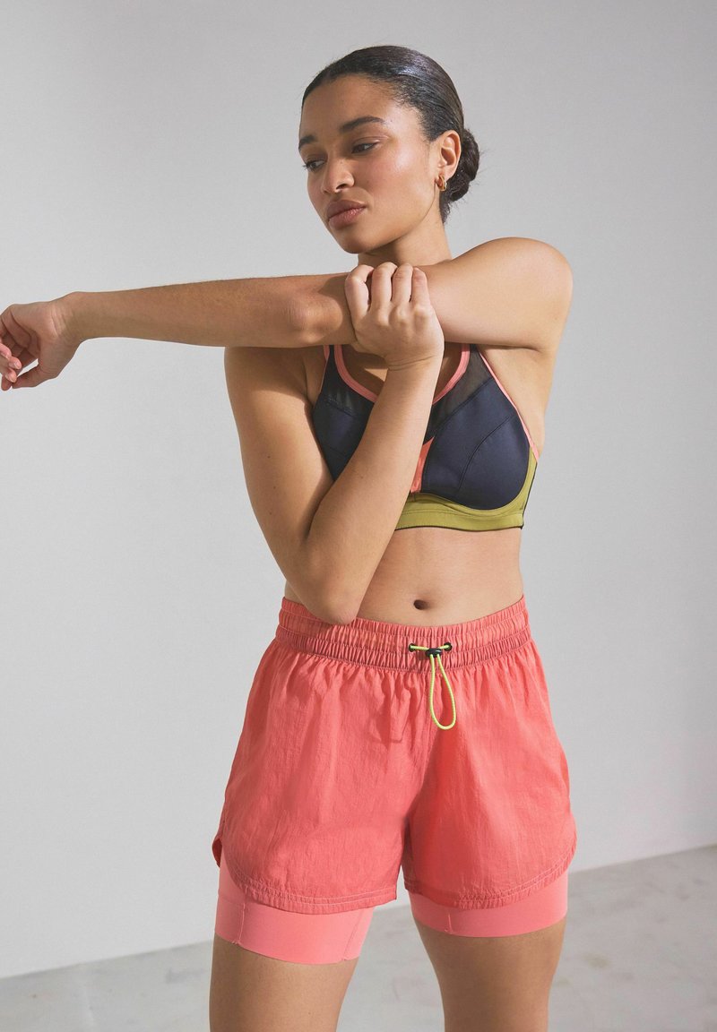 Next 2-IN 1 REGULAR FIT - Sportske kratke hlače - coral pink