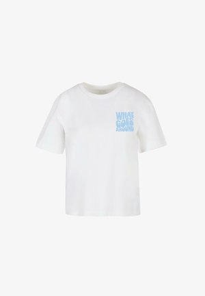 Mister Tee, KARMA COMES - T-shirt print - white