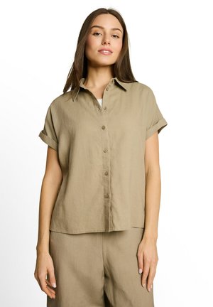 TOM TAILOR, Button-down blouse - silver olive
