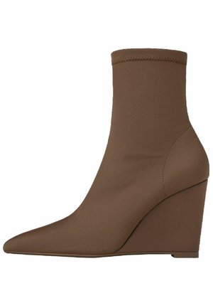 Minnetonka Stivaletti Donna Con Cerniera Posteriore | Modello Back Zipper 189, Vera Pelle Scamosciata, Numero 34 EU, Tacco Piatto