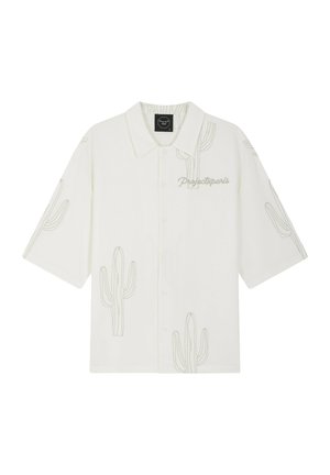 Project X Paris CACTUS - Camisa - blanc cassé