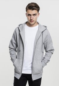 Urban Classics - BASIC - Sweater met rits - grey Miniatuurafbeelding 1